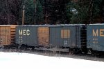 MEC 9185, 9832 on B&M freight emerging Hoosac Tunnel